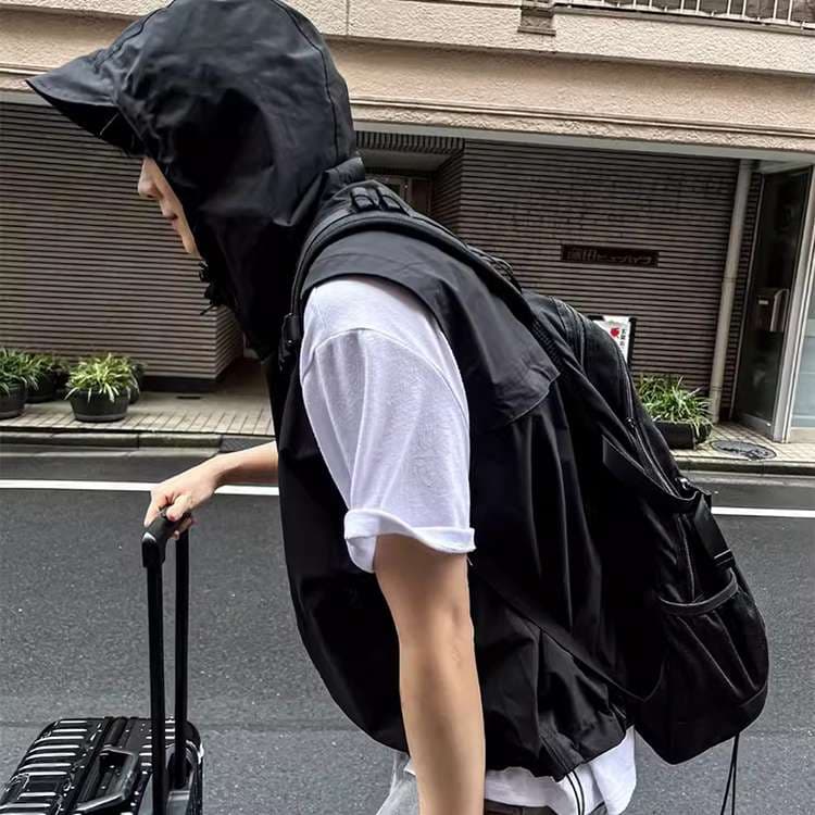 韓国ファッション オーバーサイズベスト