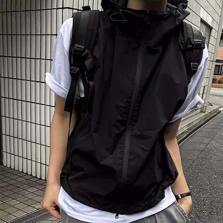 韓国ファッション オーバーサイズベスト
