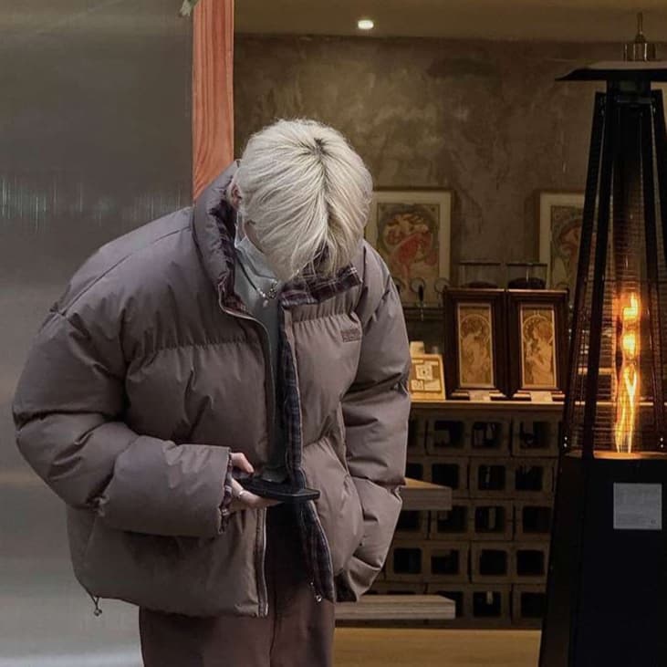 韓国ファッション オーバーサイズダウンジャケット