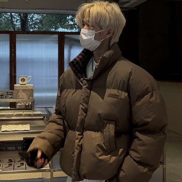 韓国ファッション オーバーサイズダウンジャケット