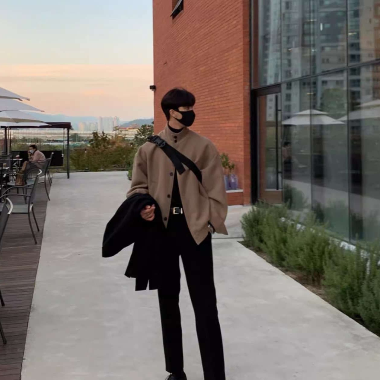 韓国ファッション オーバーサイズカジュアルジャケット