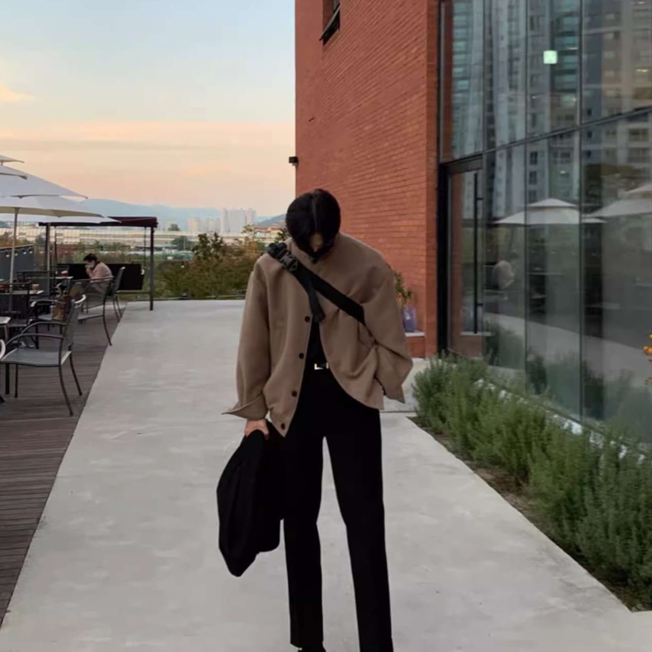 韓国ファッション オーバーサイズカジュアルジャケット