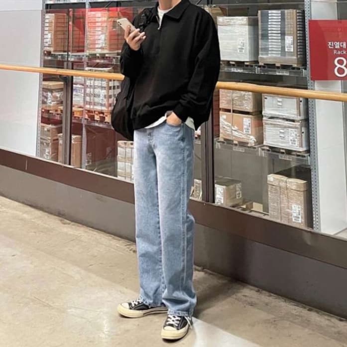 韓国ファッション ルーズシルエットカジュアル