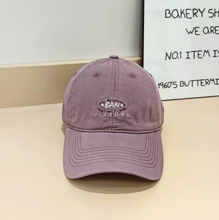 韓国ファッション シンプル刺繍キャップ