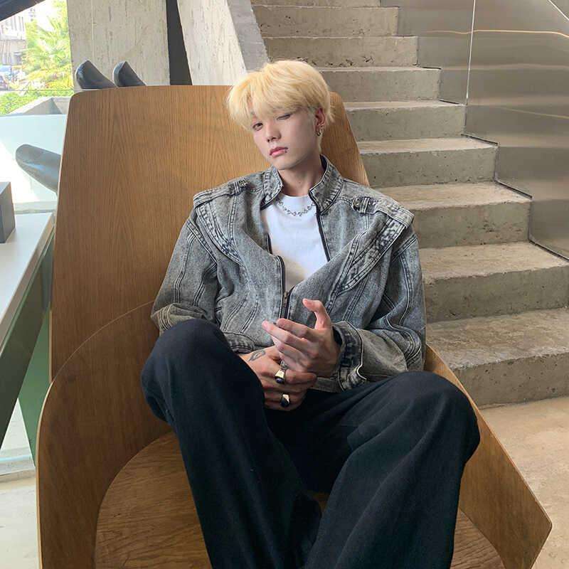 韓国ファッション ヴィンテージデニムジャケット