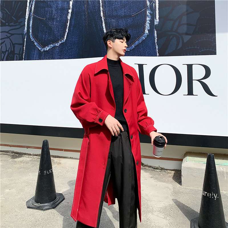 韓国ファッション オーバーサイズロングコート