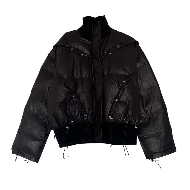 韓国ファッション オーバーサイズ中綿ジャケット