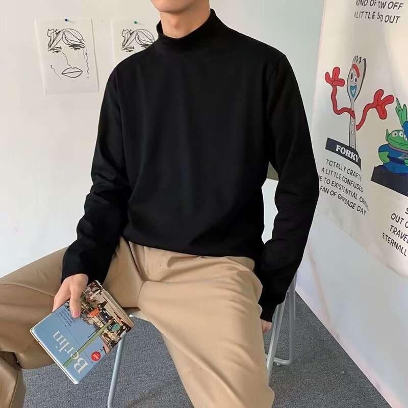 韓国ファッション ゆったりシルエットニットセーター