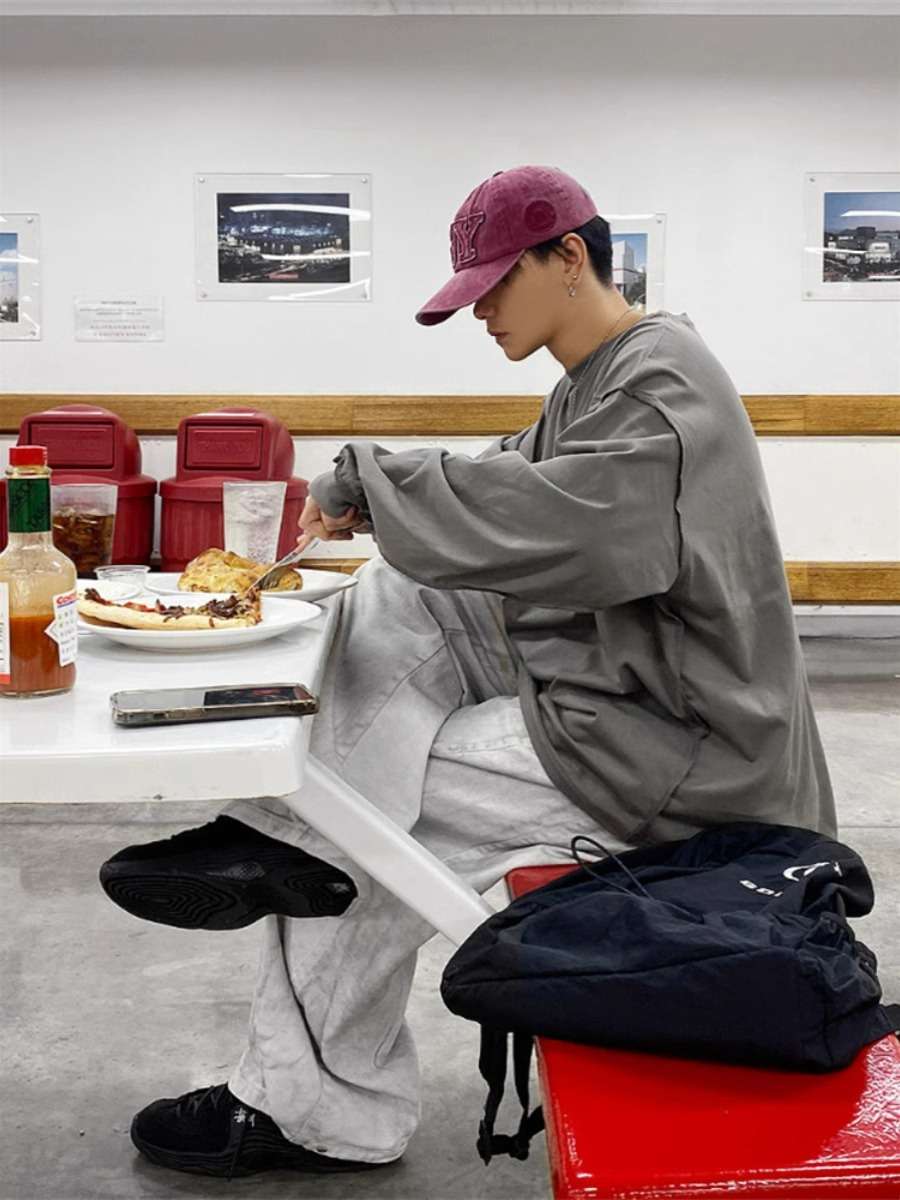 韓国ファッション オーバーサイズストリートスタイルセット