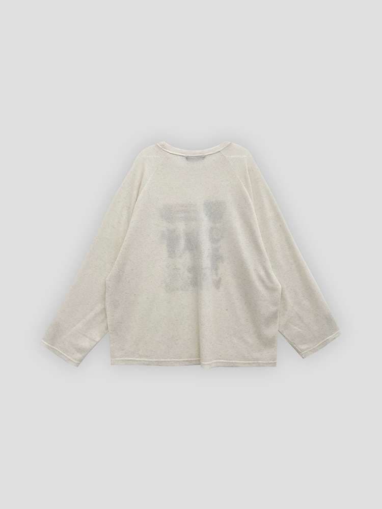 韓国ファッション ストリートグラフィックロングスリーブ