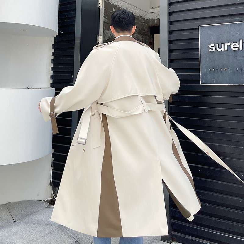韓国ファッション オーバーサイズトレンチコート