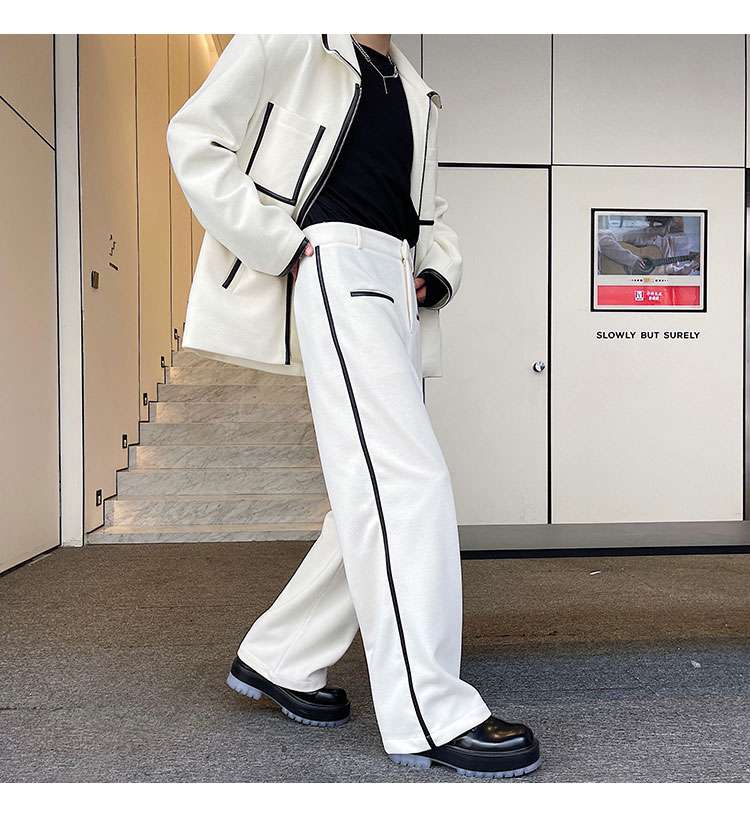韓国ファッション トレンディーストレートパンツ