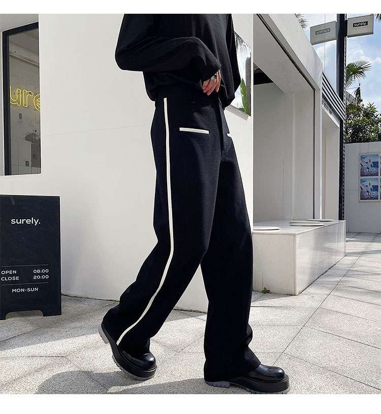 韓国ファッション トレンディーストレートパンツ