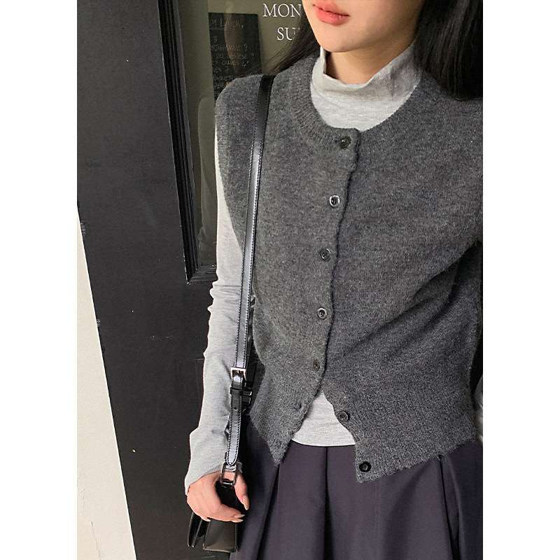 韓国ファッション ウールベスト