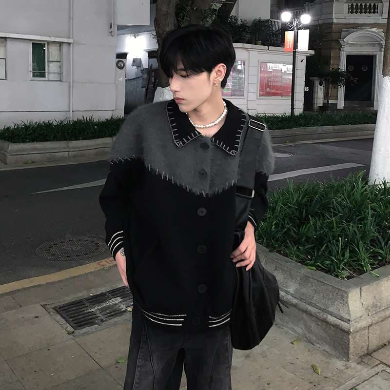 韓国ファッション モードエッジ オーバーサイズジャケット