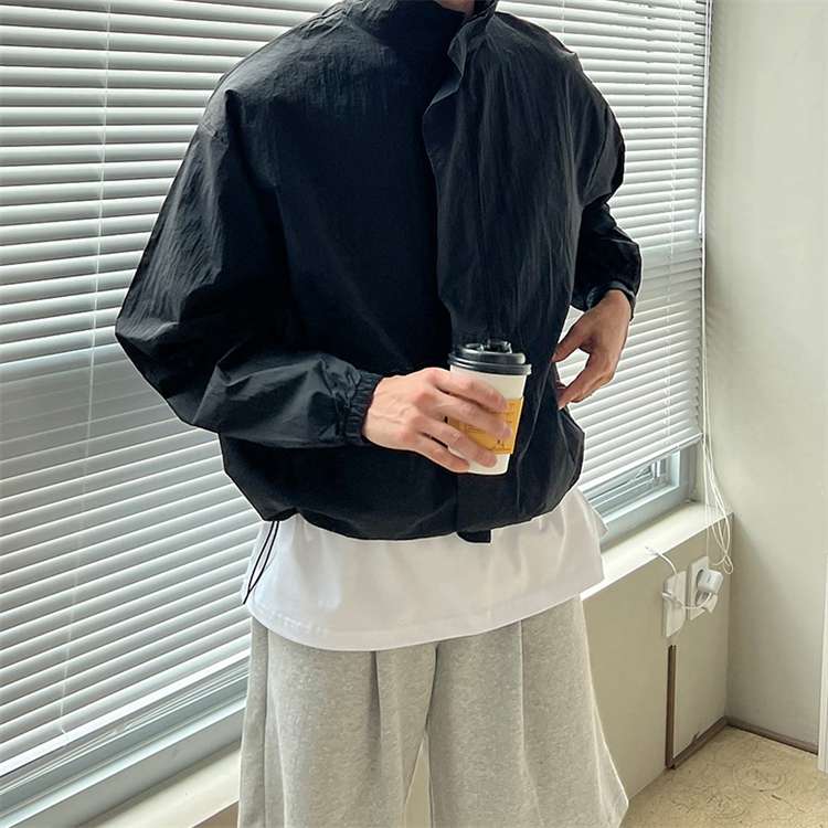韓国ファッション ゆったりシャツ