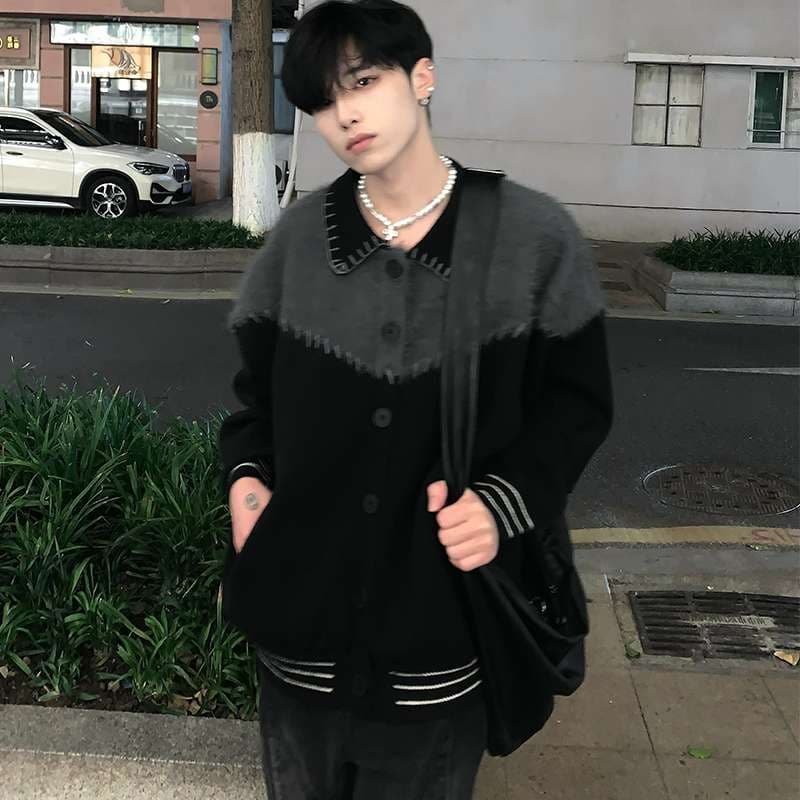 韓国ファッション モードエッジ オーバーサイズジャケット