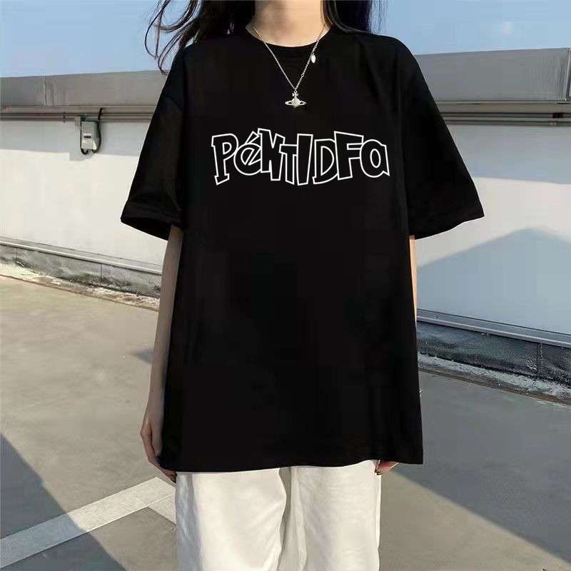 韓国ファッション オーバーサイズ グラフィック Tシャツ