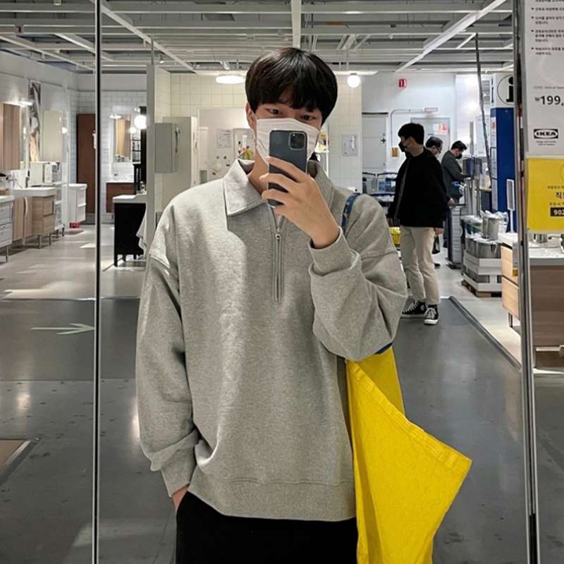 韓国ファッション ルーズシルエットカジュアル