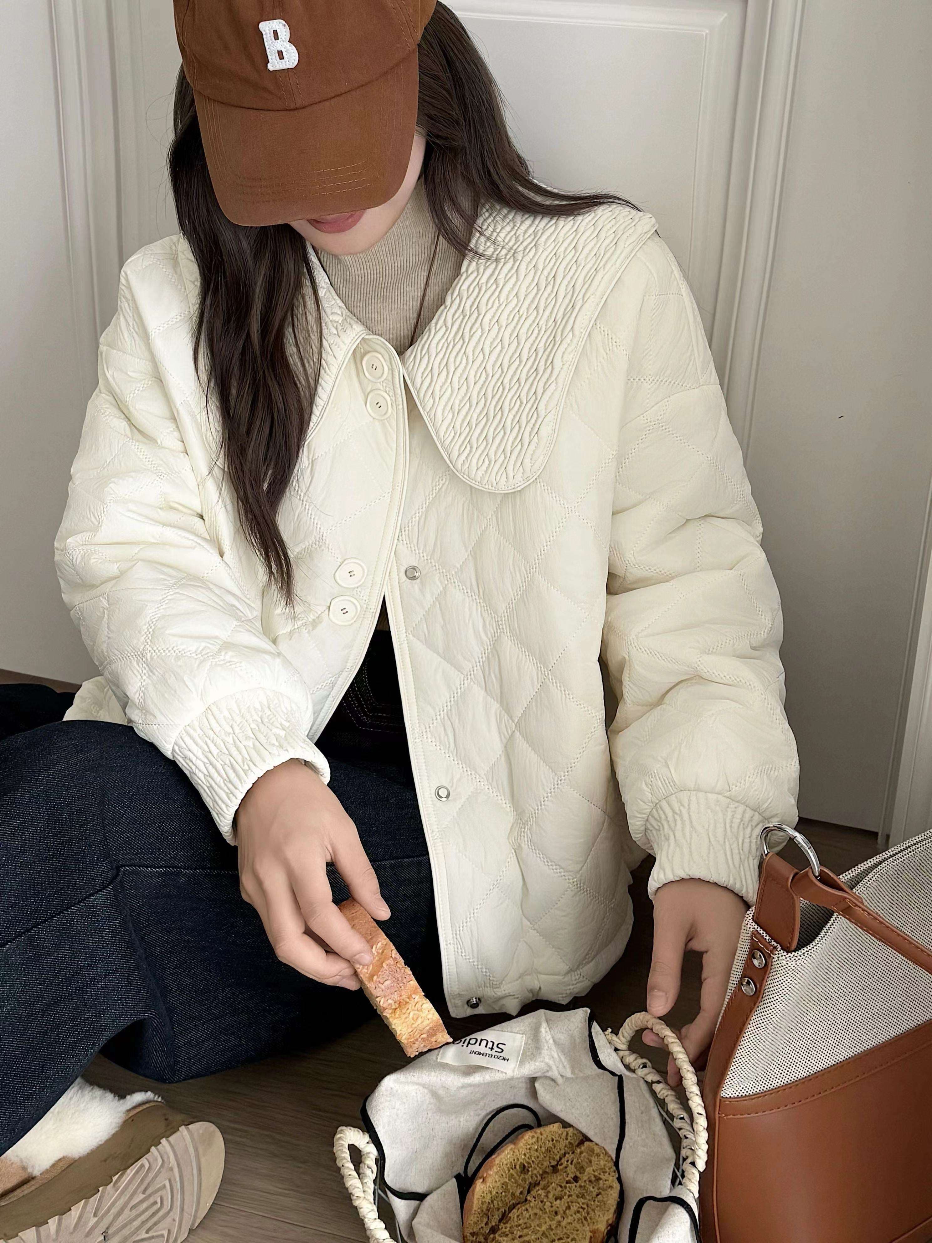 韓国ファッション キルティングジャケット