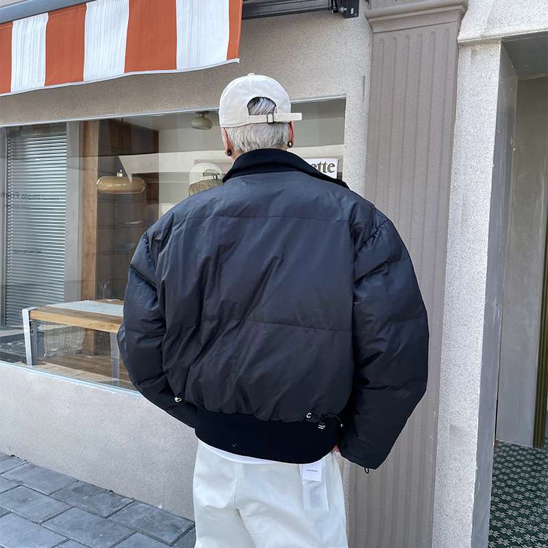 韓国ファッション オーバーサイズ中綿ジャケット