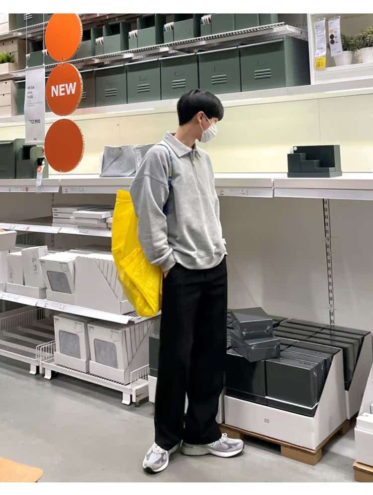 韓国ファッション ルーズシルエットカジュアル