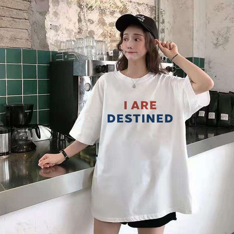 韓国ファッション オーバーサイズ グラフィック Tシャツ