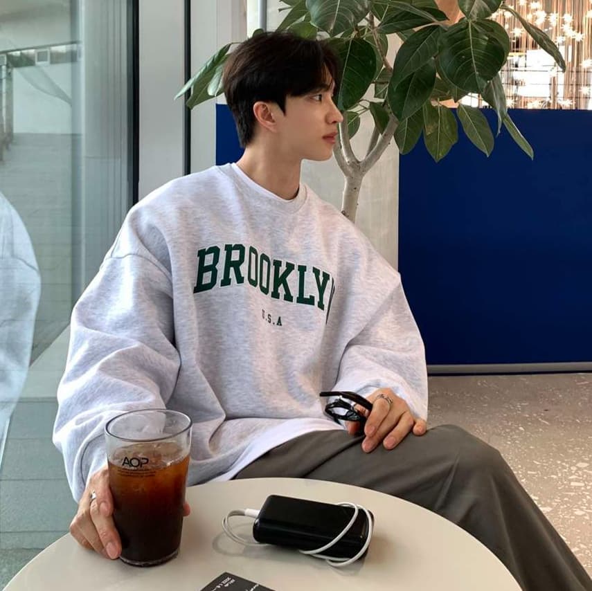 韓国ファッション ブルックリンストリートパーカー